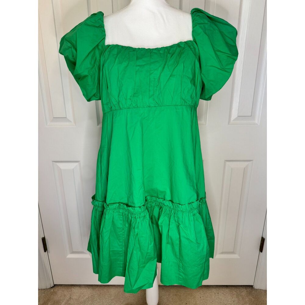 Lilly Pulitzer "Nastia" Short Sleeve Ruffled Dress Size 14 New